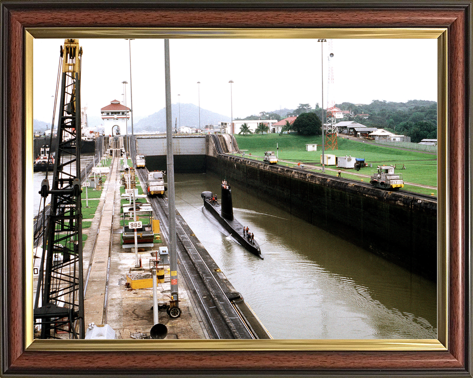 HMS Ocelot S17 Oberon Class Submarine 1989 Panama Canal