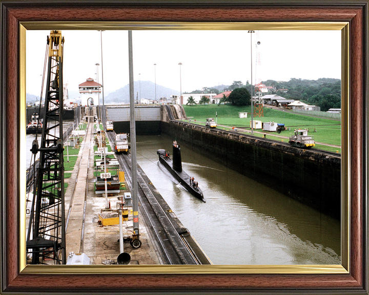 HMS Ocelot S17 Oberon Class Submarine 1989 Panama Canal
