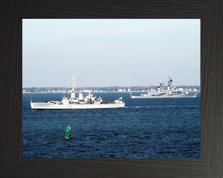 HMS Phoebe F42 Leander Class Frigate January 1990 Starboard Beam View Photo Print - Posters, Prints, & Visual Artwork - by Hampshire Prints (image 3 of 9)