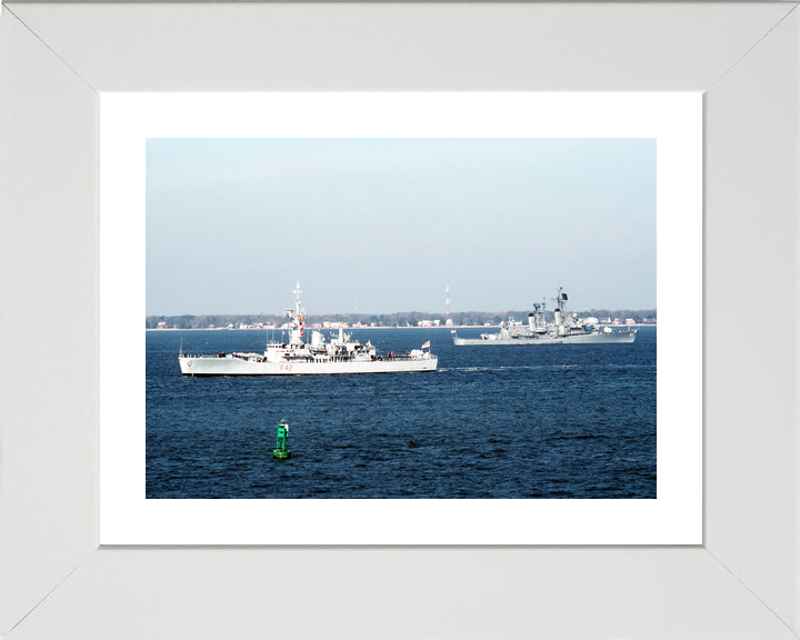 HMS Phoebe F42 Leander Class Frigate January 1990 Starboard Beam View Photo Print - Posters, Prints, & Visual Artwork - by Hampshire Prints (image 4 of 9)