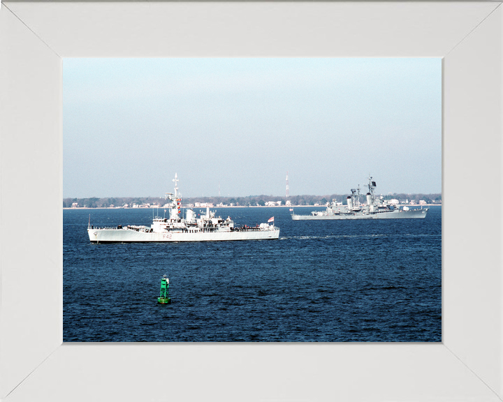 HMS Phoebe F42 Leander Class Frigate January 1990 Starboard Beam View Photo Print - Posters, Prints, & Visual Artwork - by Hampshire Prints (image 5 of 9)