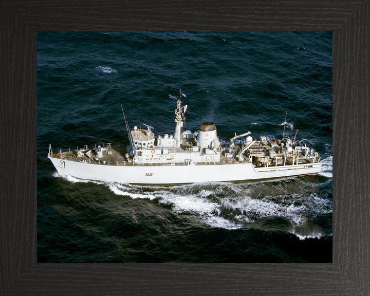 HMS Quorn M41 Hunt Class Minehunter August 2011 High Port Beam View Photo Print - Posters, Prints, & Visual Artwork - by Hampshire Prints (image 3 of 9)