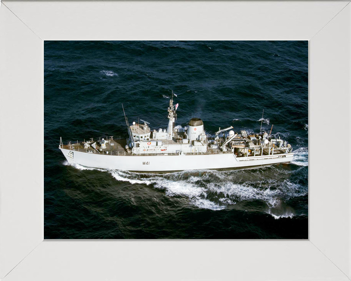 HMS Quorn M41 Hunt Class Minehunter August 2011 High Port Beam View Photo Print - Posters, Prints, & Visual Artwork - by Hampshire Prints (image 5 of 9)