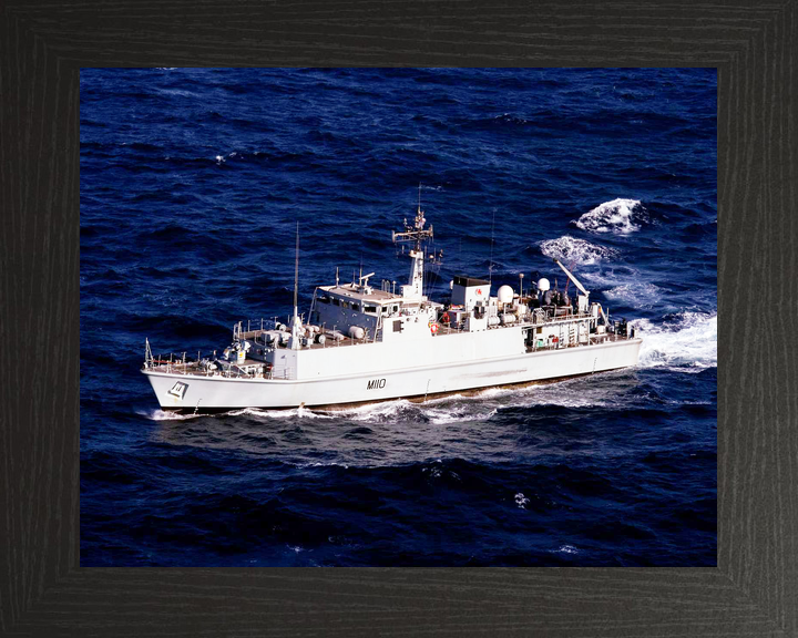 HMS Ramsey M110 Sandown Class Minehunter August 2011 High Port Side View Photo Print - Posters, Prints, & Visual Artwork - by Hampshire Prints (image 3 of 9)