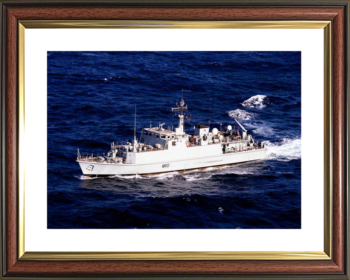 HMS Ramsey M110 Sandown Class Minehunter August 2011 High Port Side View Photo Print - Posters, Prints, & Visual Artwork - by Hampshire Prints (image 8 of 9)