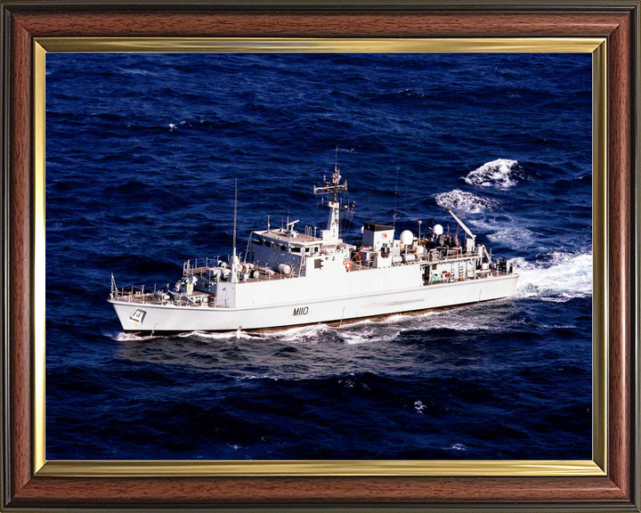 HMS Ramsey M110 Sandown Class Minehunter August 2011 High Port Side View Photo Print - Posters, Prints, & Visual Artwork - by Hampshire Prints (image 9 of 9)