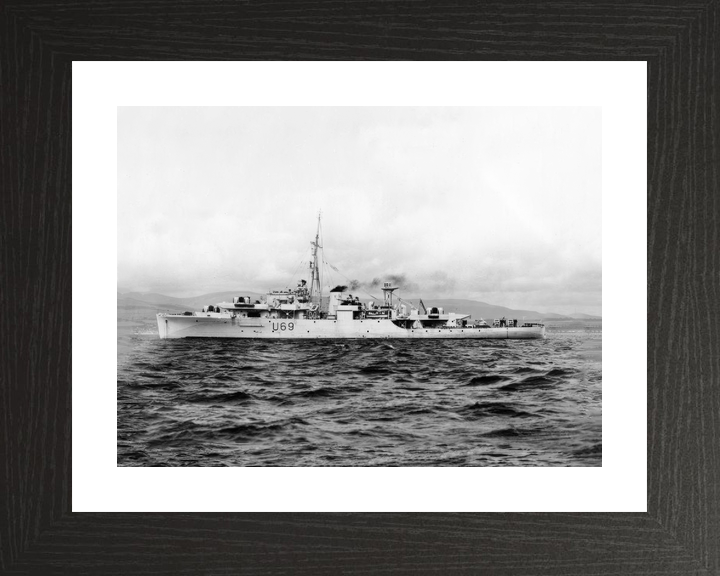 HMS Redpole U69 Black Swan Class Sloop Port Beam View Photo Print - Posters, Prints, & Visual Artwork - by Hampshire Prints (image 2 of 9)