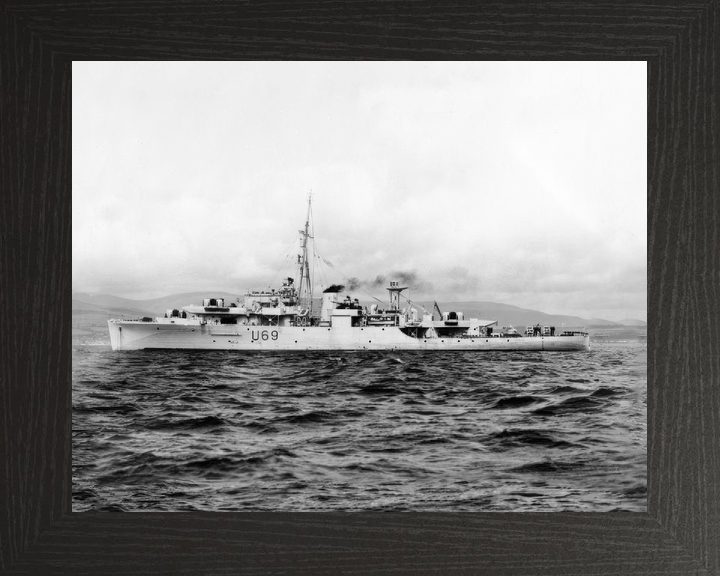 HMS Redpole U69 Black Swan Class Sloop Port Beam View Photo Print - Posters, Prints, & Visual Artwork - by Hampshire Prints (image 3 of 9)