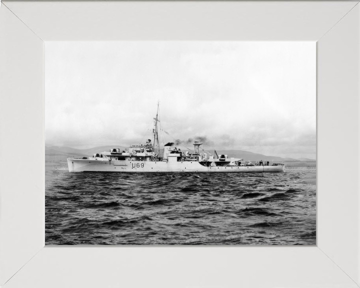 HMS Redpole U69 Black Swan Class Sloop Port Beam View Photo Print - Posters, Prints, & Visual Artwork - by Hampshire Prints (image 5 of 9)