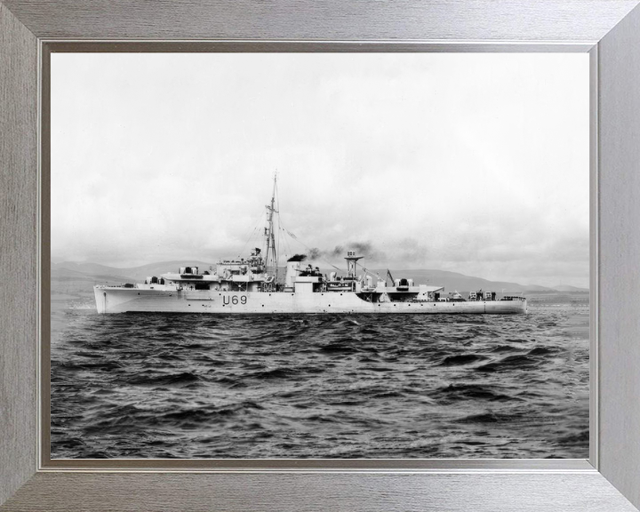HMS Redpole U69 Black Swan Class Sloop Port Beam View Photo Print - Posters, Prints, & Visual Artwork - by Hampshire Prints (image 7 of 9)