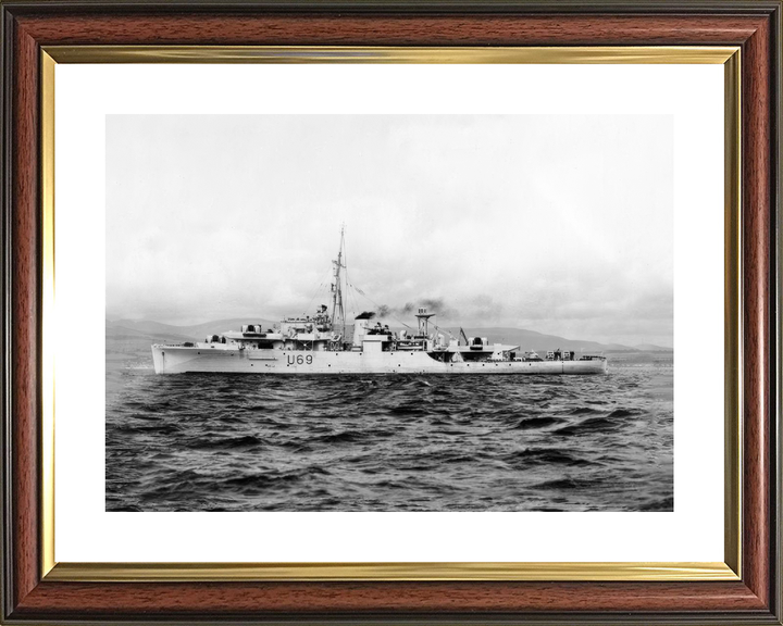 HMS Redpole U69 Black Swan Class Sloop Port Beam View Photo Print - Posters, Prints, & Visual Artwork - by Hampshire Prints (image 8 of 9)