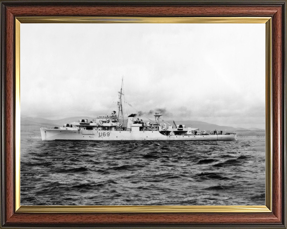 HMS Redpole U69 Black Swan Class Sloop Port Beam View Photo Print - Posters, Prints, & Visual Artwork - by Hampshire Prints (image 9 of 9)