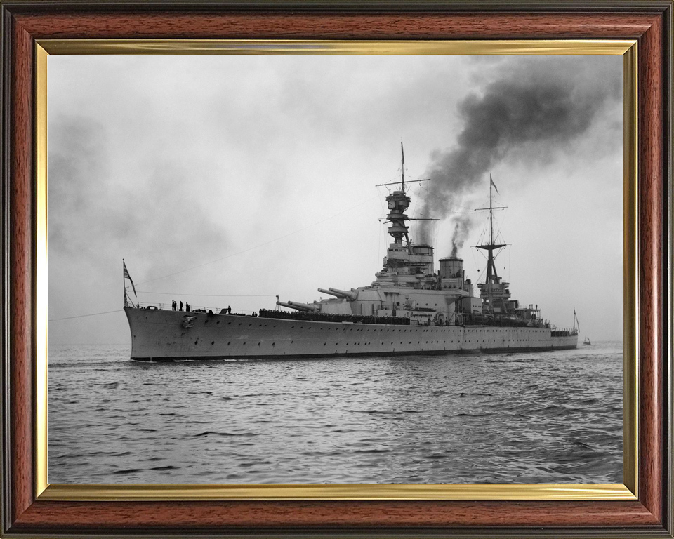 HMS Repulse 1916 Renown Class Battlecruiser Port Side View Photo Print - Posters, Prints, & Visual Artwork - by Hampshire Prints (image 9 of 9)