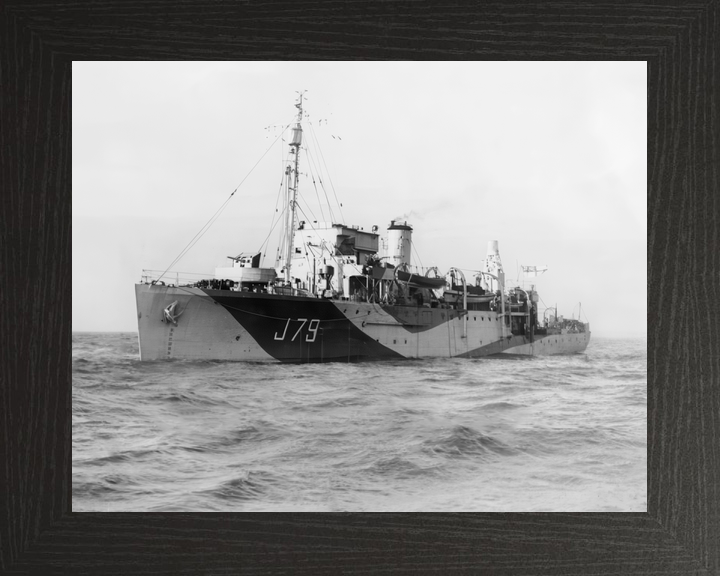 HMS Scott J79 Halcyon Class Minesweeper Warship 1944 Photo Print - Posters, Prints, & Visual Artwork - by Hampshire Prints (image 3 of 9)