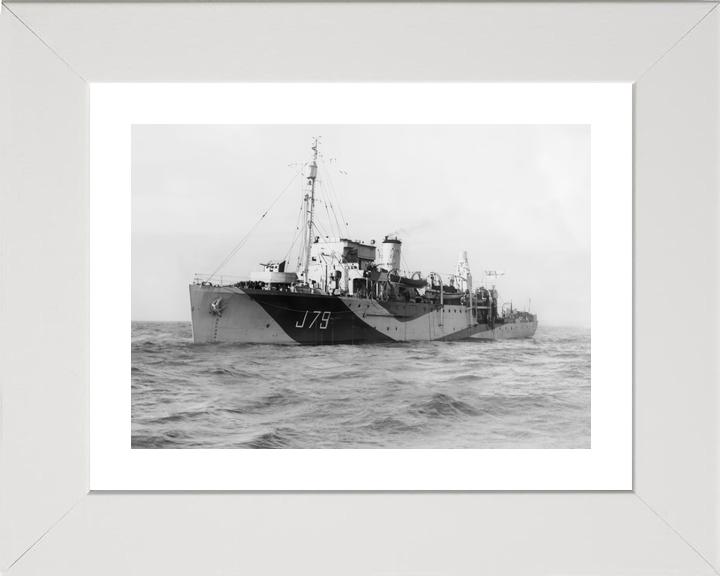 HMS Scott J79 Halcyon Class Minesweeper Warship 1944 Photo Print - Posters, Prints, & Visual Artwork - by Hampshire Prints (image 4 of 9)