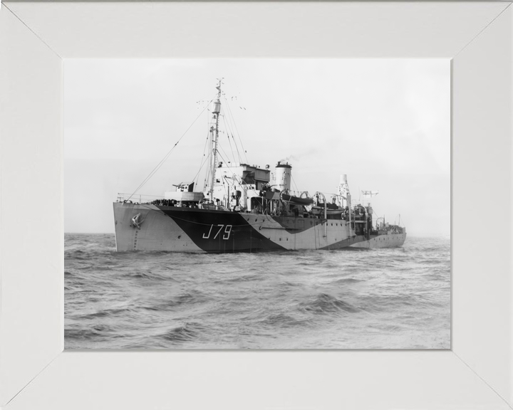 HMS Scott J79 Halcyon Class Minesweeper Warship 1944 Photo Print - Posters, Prints, & Visual Artwork - by Hampshire Prints (image 5 of 9)