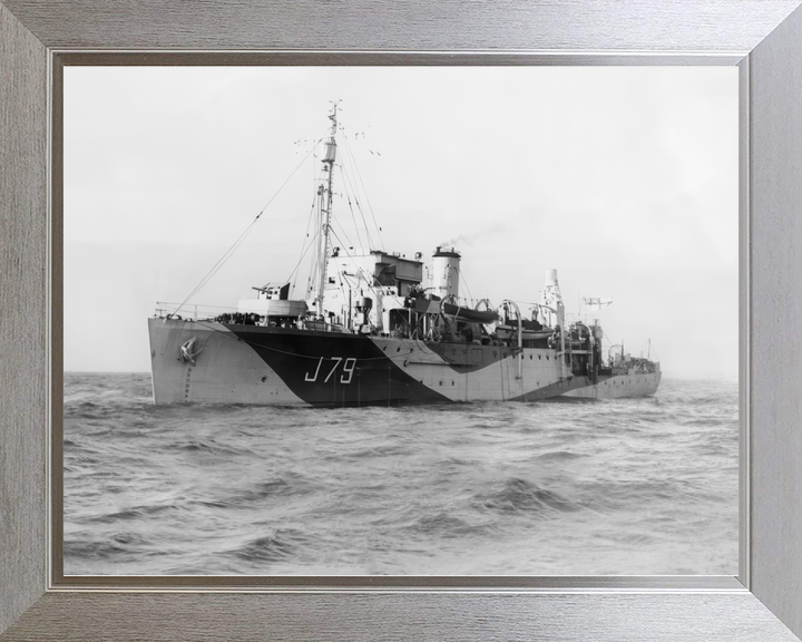 HMS Scott J79 Halcyon Class Minesweeper Warship 1944 Photo Print - Posters, Prints, & Visual Artwork - by Hampshire Prints (image 7 of 9)