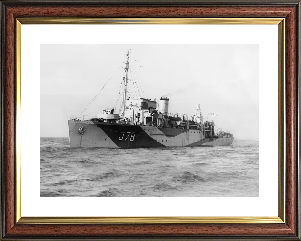 HMS Scott J79 Halcyon Class Minesweeper Warship 1944 Photo Print - Posters, Prints, & Visual Artwork - by Hampshire Prints (image 8 of 9)