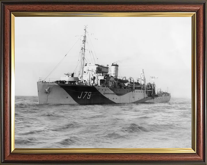 HMS Scott J79 Halcyon Class Minesweeper Warship 1944 Photo Print - Posters, Prints, & Visual Artwork - by Hampshire Prints (image 9 of 9)
