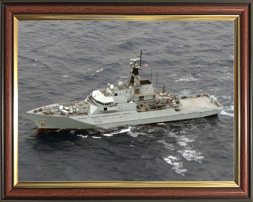 HMS Severn P282 River Class Patrol Vessel Port View Photo Print - Posters, Prints, & Visual Artwork - by Hampshire Prints (image 9 of 9)