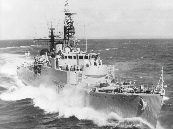 HMS Troubridge F09 Type 15 Frigate