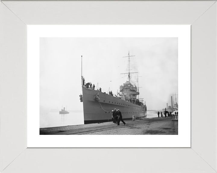 HMS York 90 York Class Heavy Cruiser Warship Alongside Photo Print - Posters, Prints, & Visual Artwork - by Hampshire Prints (image 4 of 9)