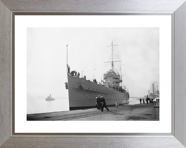 HMS York 90 York Class Heavy Cruiser Warship Alongside Photo Print - Posters, Prints, & Visual Artwork - by Hampshire Prints (image 6 of 9)