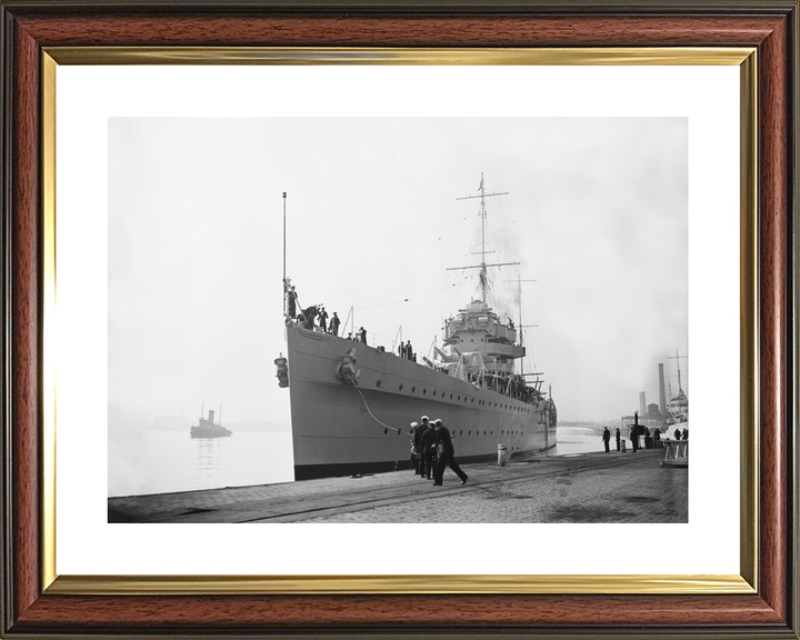 HMS York 90 York Class Heavy Cruiser Warship Alongside Photo Print - Posters, Prints, & Visual Artwork - by Hampshire Prints (image 8 of 9)