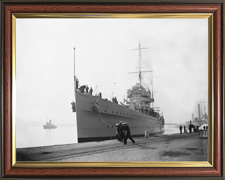 HMS York 90 York Class Heavy Cruiser Warship Alongside Photo Print - Posters, Prints, & Visual Artwork - by Hampshire Prints (image 9 of 9)