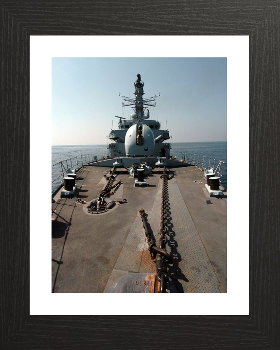 HMS Grafton (F80) Royal Navy Type 23 Frigate Forecastle View Photo Print Wall Art Decor - Posters, Prints, & Visual Artwork - by Hampshire Prints (image 2 of 9)