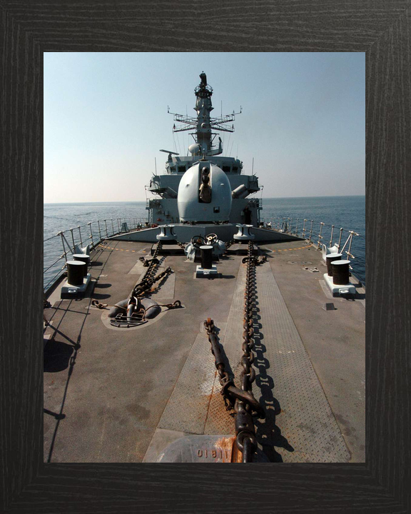 HMS Grafton (F80) Royal Navy Type 23 Frigate Forecastle View Photo Print Wall Art Decor - Posters, Prints, & Visual Artwork - by Hampshire Prints (image 3 of 9)