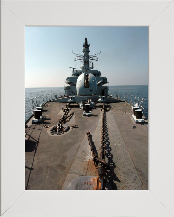 HMS Grafton (F80) Royal Navy Type 23 Frigate Forecastle View Photo Print Wall Art Decor - Posters, Prints, & Visual Artwork - by Hampshire Prints (image 5 of 9)