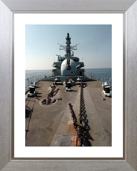 HMS Grafton (F80) Royal Navy Type 23 Frigate Forecastle View Photo Print Wall Art Decor - Posters, Prints, & Visual Artwork - by Hampshire Prints (image 6 of 9)