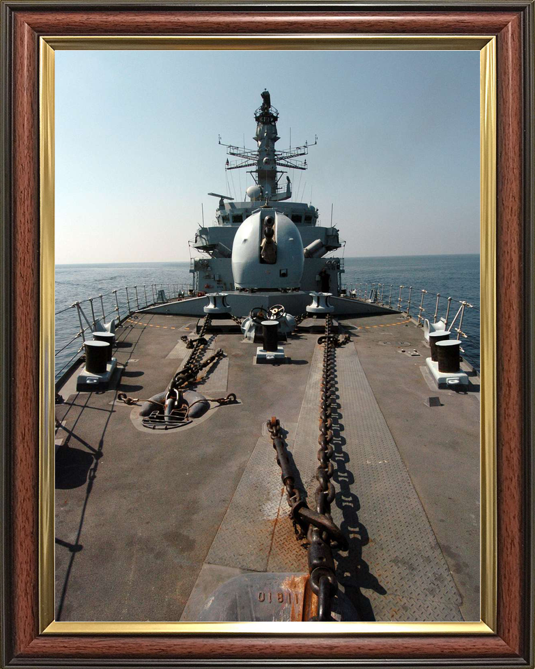 HMS Grafton (F80) Royal Navy Type 23 Frigate Forecastle View Photo Print Wall Art Decor - Posters, Prints, & Visual Artwork - by Hampshire Prints (image 9 of 9)