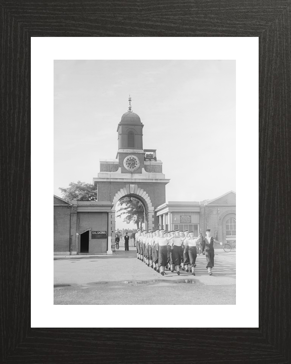 HMS St Vincent Main Gate Gosport Hampshire 1943 Photo Print - Posters, Prints, & Visual Artwork - by Hampshire Prints (image 2 of 9)