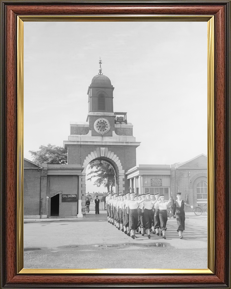 HMS St Vincent Main Gate Gosport Hampshire 1943 Photo Print - Posters, Prints, & Visual Artwork - by Hampshire Prints (image 9 of 9)