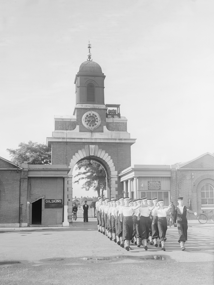HMS St Vincent Main Gate Gosport Hampshire 1943 Photo Print - Posters, Prints, & Visual Artwork - by Hampshire Prints (image 1 of 9)