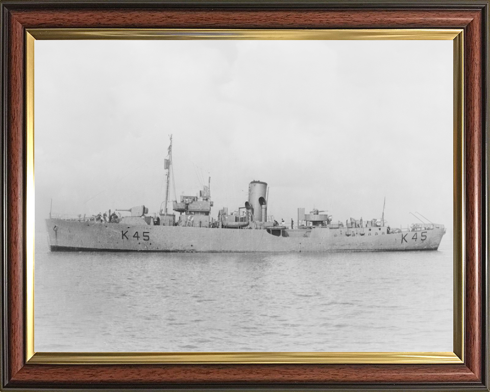 HMS Convolvulus K45 Flower Class Corvette 1945 Photo Print - Posters, Prints, & Visual Artwork - by Hampshire Prints (image 9 of 9)