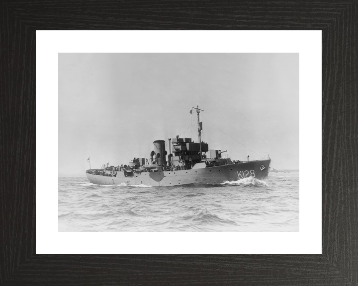 HMS Samphire K128 Flower Class Corvette Warship 1941 Photo Print - Posters, Prints, & Visual Artwork - by Hampshire Prints (image 2 of 9)
