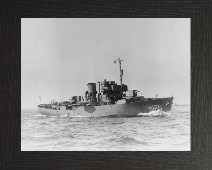 HMS Samphire K128 Flower Class Corvette Warship 1941 Photo Print - Posters, Prints, & Visual Artwork - by Hampshire Prints (image 3 of 9)