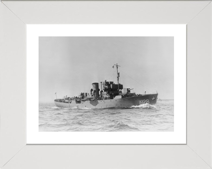 HMS Samphire K128 Flower Class Corvette Warship 1941 Photo Print - Posters, Prints, & Visual Artwork - by Hampshire Prints (image 4 of 9)