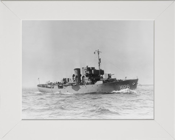 HMS Samphire K128 Flower Class Corvette Warship 1941 Photo Print - Posters, Prints, & Visual Artwork - by Hampshire Prints (image 5 of 9)