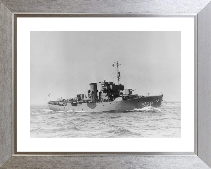 HMS Samphire K128 Flower Class Corvette Warship 1941 Photo Print - Posters, Prints, & Visual Artwork - by Hampshire Prints (image 6 of 9)