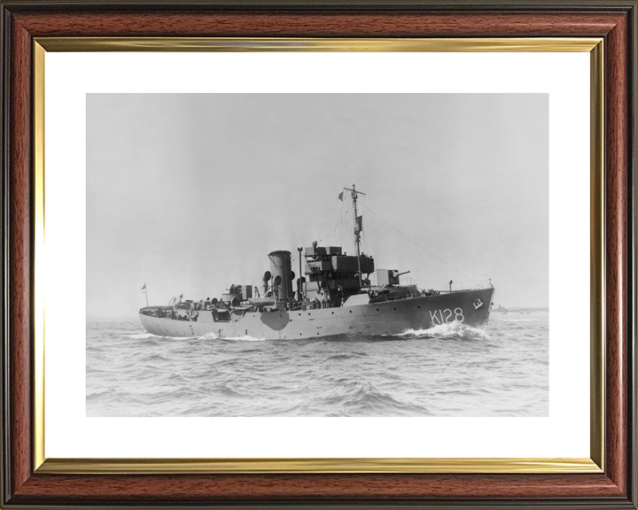 HMS Samphire K128 Flower Class Corvette Warship 1941 Photo Print - Posters, Prints, & Visual Artwork - by Hampshire Prints (image 8 of 9)