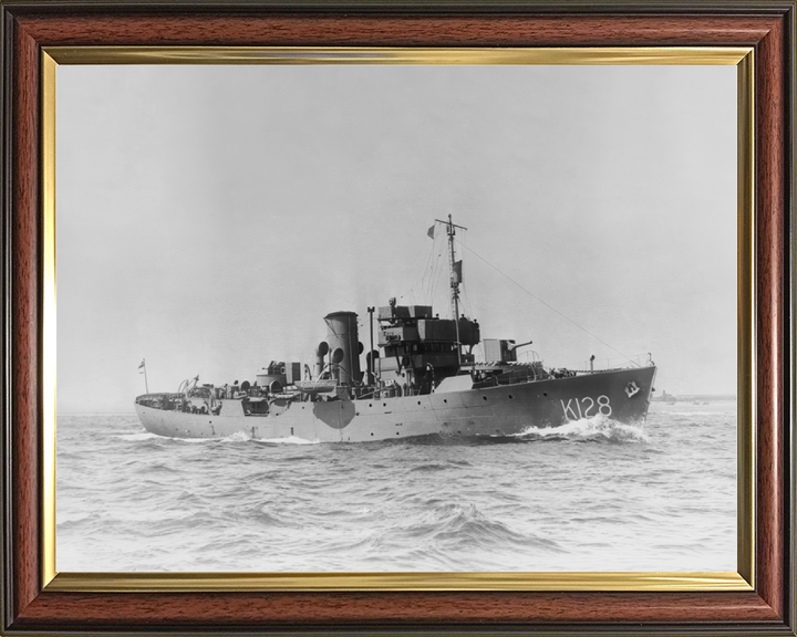 HMS Samphire K128 Flower Class Corvette Warship 1941 Photo Print - Posters, Prints, & Visual Artwork - by Hampshire Prints (image 9 of 9)