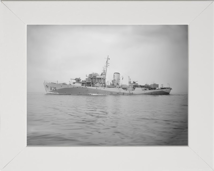 HMS Snowflake K211 Flower Class Corvette Warship Photo Print - Posters, Prints, & Visual Artwork - by Hampshire Prints (image 5 of 9)