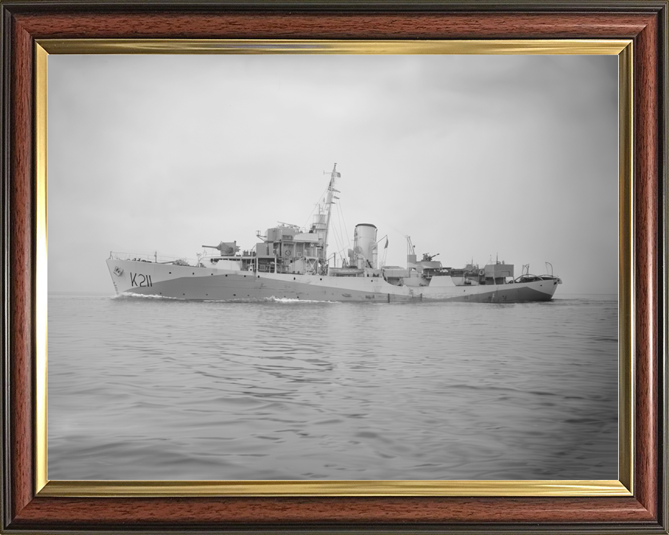 HMS Snowflake K211 Flower Class Corvette Warship Photo Print - Posters, Prints, & Visual Artwork - by Hampshire Prints (image 9 of 9)