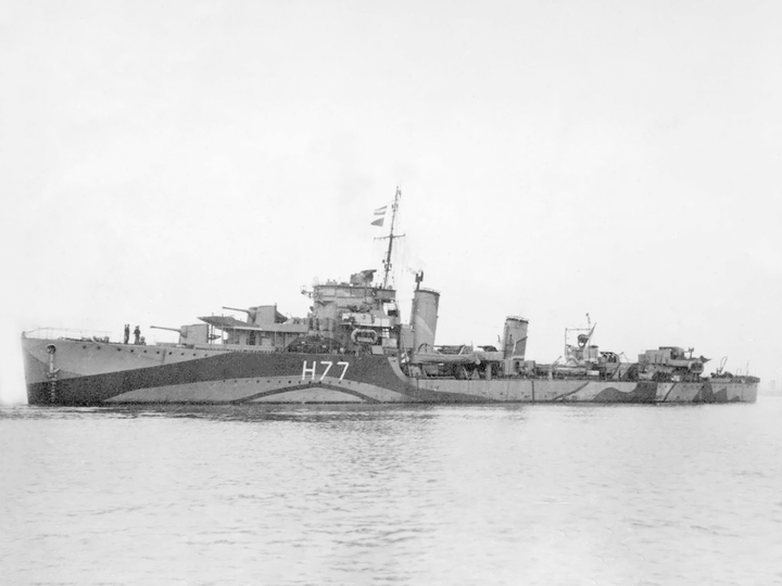 HMS Boreas (H77) Royal Navy B Class Destroyer Port Side View Photo Print Wall Art Decor Posters, Prints, & Visual Artwork Hampshire Prints 6 x 4 No Frame No