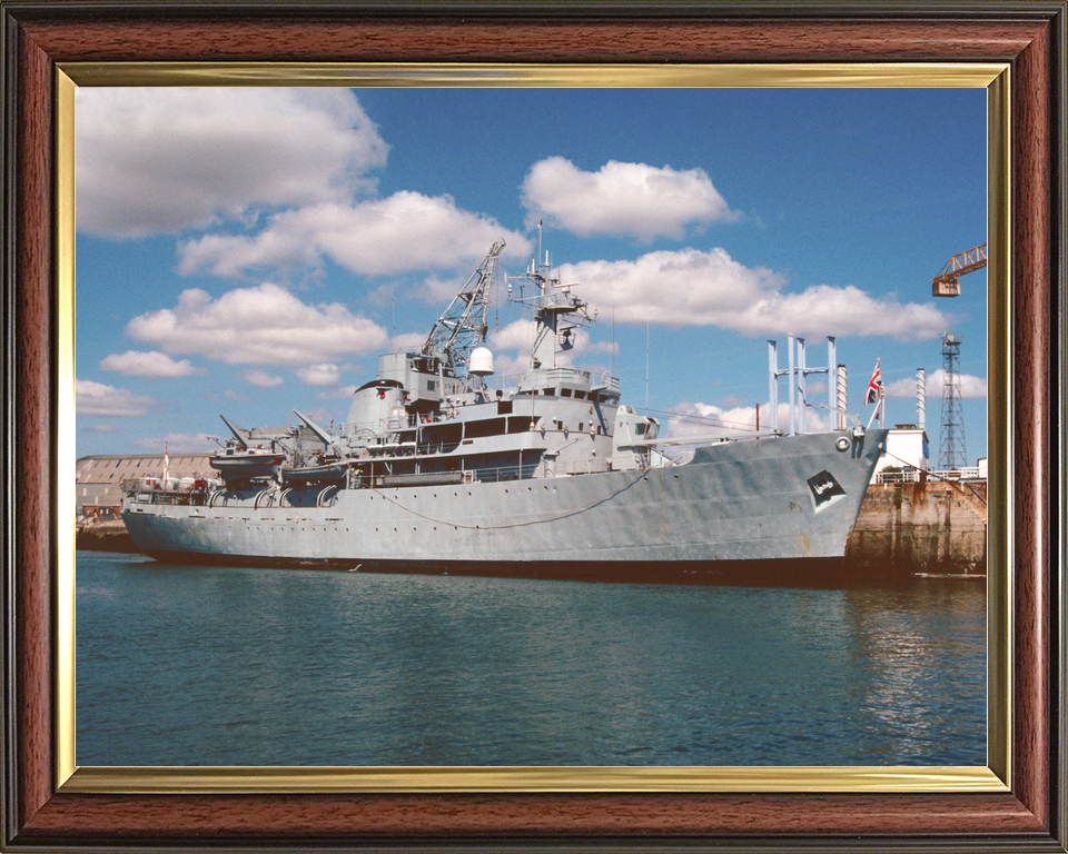 HMS Hecate (A137) Royal Navy Hecla Class Survey Vessel Alongside Photo Print Wall Art Decor - Posters, Prints, & Visual Artwork - by Hampshire Prints (image 9 of 9)