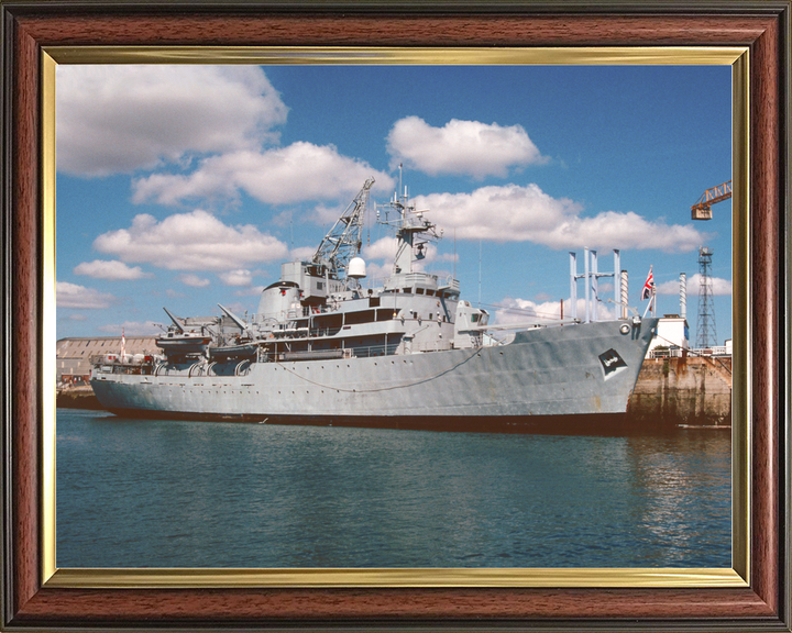 HMS Hecate (A137) Royal Navy Hecla Class Survey Vessel Alongside Photo Print Wall Art Decor - Posters, Prints, & Visual Artwork - by Hampshire Prints (image 9 of 9)